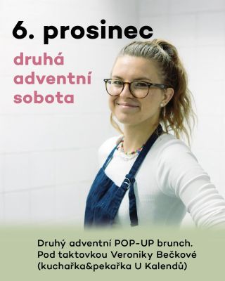 Druhá sobota, první guest chef 📢 V sobotu 6. prosince připraví snídaně inspirované svým dětstvím @veroniika_beckova z...